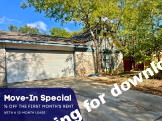 Move-In Special. ½ off the first full month's rent with a 12-month lease.