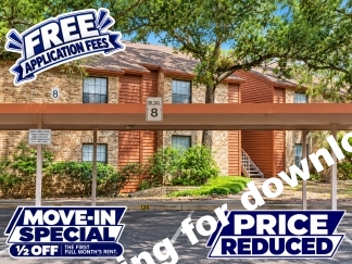 Move-In Special. ½ off the first full month's rent with an 18-month lease.