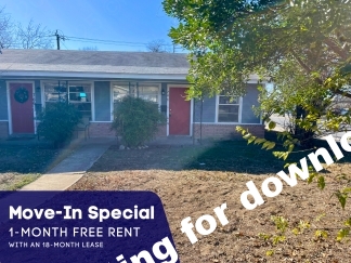 Move-In Special. Half off the first month’s rent with a 12-month lease or the first full month free with an 18-month lease.