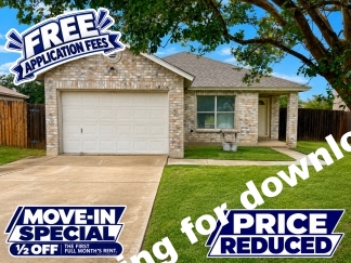 Move-In Special. ½ off the first full month's rent with an 18-month lease.