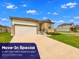 Move-In Special. ½ off the first full month's rent with a 12-month lease