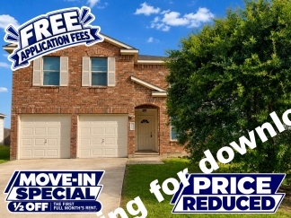 Move-In Special. ½ off the first full month's rent with an 18-month lease.