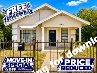 Move-In Special. ½ off the first full month's rent with an 18-month lease.